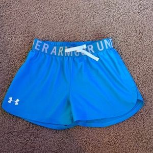 Blue under armour shorts